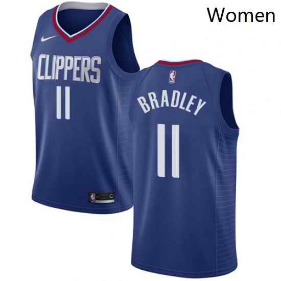 Womens Nike Los Angeles Clippers 11 Avery Bradley Swingman Blue Road NBA Jersey Icon Edition